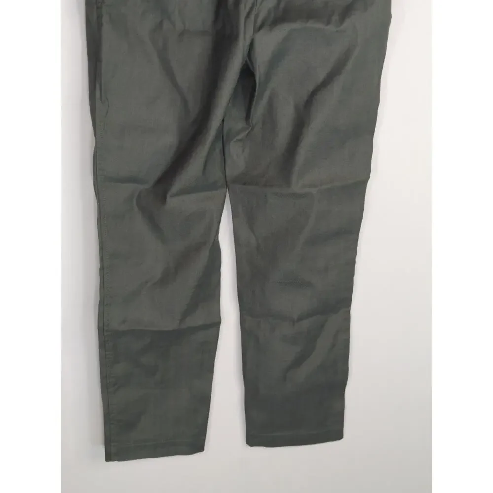 Aritzia Wilfred Cherice Sagesse Linen Blend Tapered Leg Pants Women's‎ 2 NWT